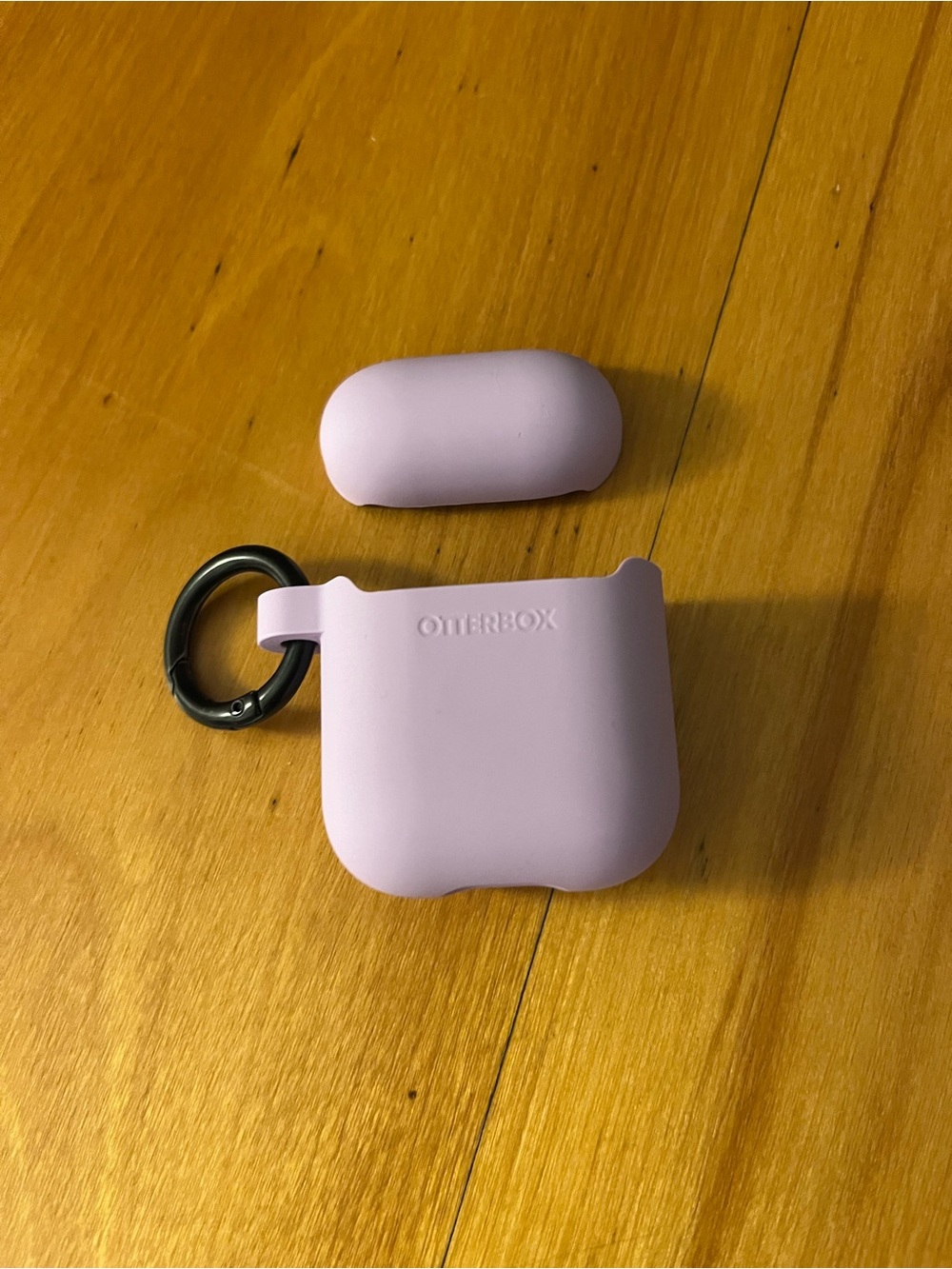 OtterBox Purple Silicone AirPods Case with Carabiner